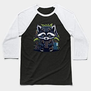 Raccoon Agent Baseball T-Shirt